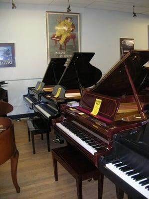 The Piano Man Showroom - Schimmel player piano, Mason & Hamlin