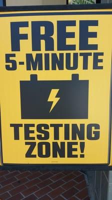 We install on site!  Most battery installations in 30 mins or less.