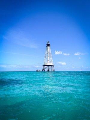 Lighthouse with our boatrental