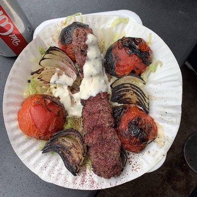 Kabob Kabob Persian Food, SouthWest Portland. Beef Kabob ($4.00). Our favorite ... can't wait to try the lamb.