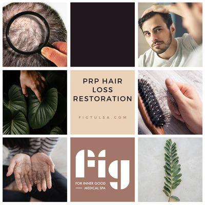 Ask us how you can started restoring hair loss with a PRP (Platelet Rich Plasma) treatment or book a free consult with Dr. Cristie!