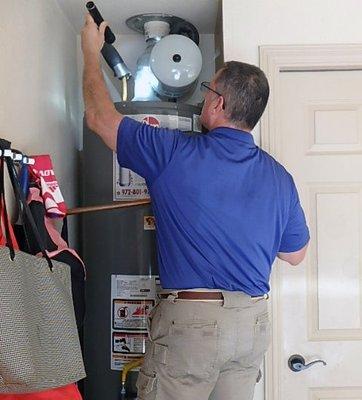 hot water heater inspection, Stonebriar Property Inspections and Home Inspections in Dallas, Frisco Texas.