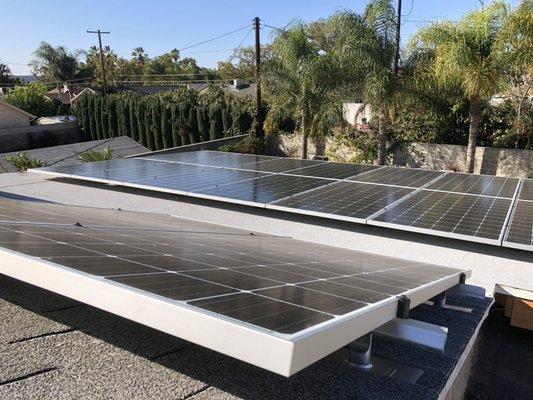 Solar panels (modules). Xvolt installed 370 watts panels with micro-inverters.