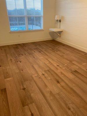 After - done with gorgeous oak hardwood