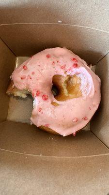 Strawberry donut - best donut i've ever had in my life