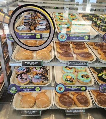 Scooby-Doo donut selection