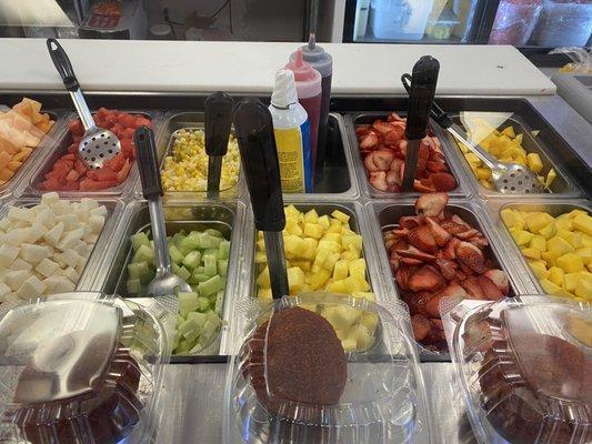 Fruit toppings