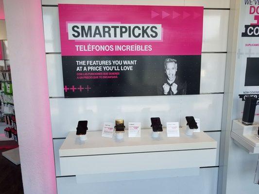 They have the latest smartphones and  phones