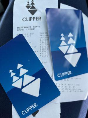 You can get Clipper transit cards here at this Walgreens - $3 each.