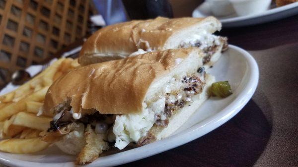 Philly cheese steak sammy