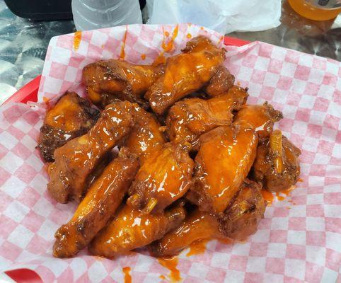 Wings with Buffalo sauce