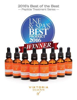 We proudly offer and employ award-wining Victoria Deann skincare products, the finest in salon/spa exclusive peptide-therapy for your skin!