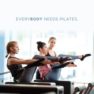 Workout the small stabilizing muscles on a Pilates reformer.