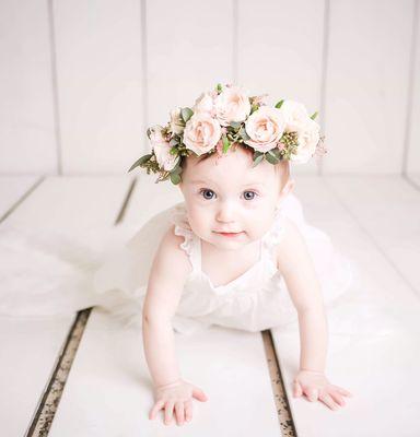 Baby's 1st Birthday flower crown