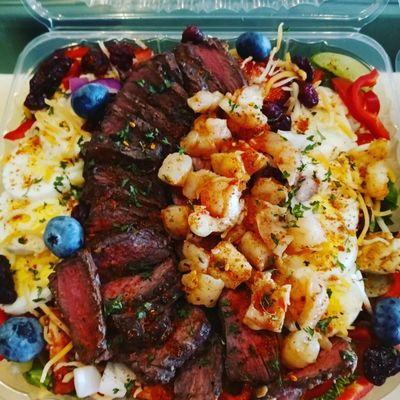 Signature Shrimp and Steak Salad