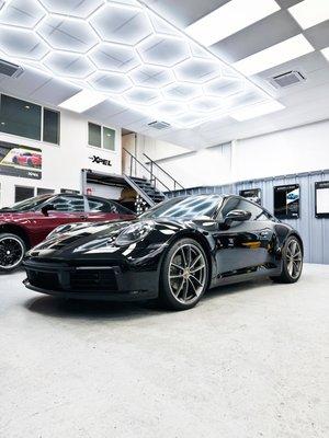 Porsche 911 Carrara full car paint protection film.