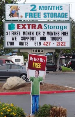 Up to 2 Months Free! and Best Storage Rate Guarantee*