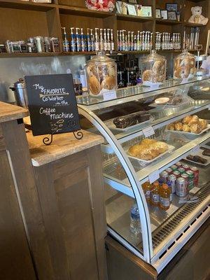 Pastries and Bagels. They have cute signs everywhere!