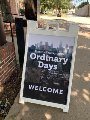 Ordinary Days for Ordinary People