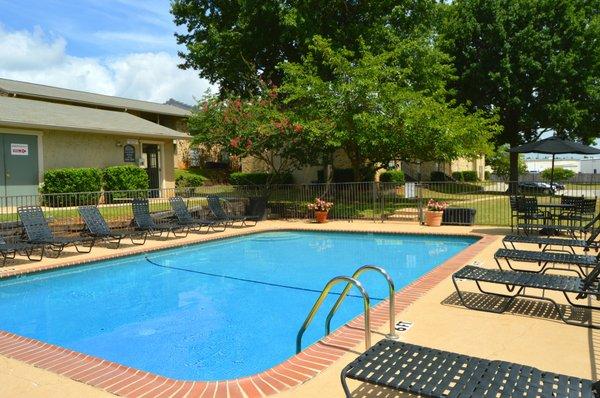 Oak Hollow Apartments, Longivew, Texas, Pool Area