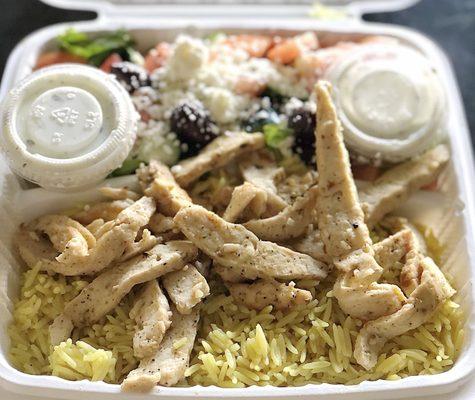 Chicken Gyro Platter to go