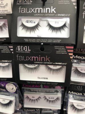 Faux mink eyelashes