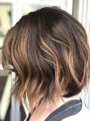 Textured and balayage