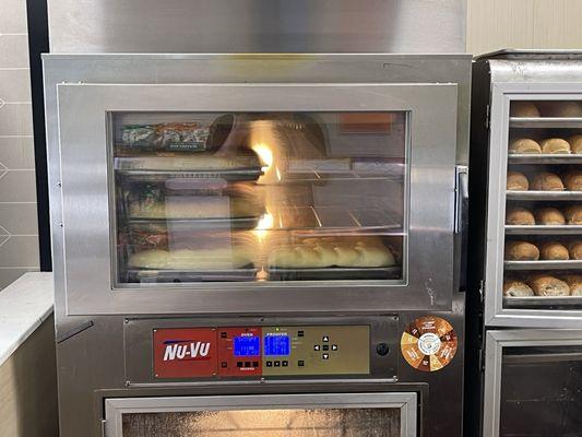 The quote on "fresh bread being made