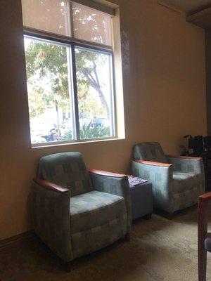 Another view of the oncology waiting room.