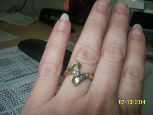 This ring was custom made in 1996, and to me, is Priceless!! THANK YOU Surfin' Plumbers for helping me find it!