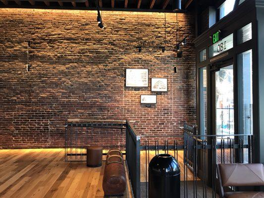 Love the exposed brick wall