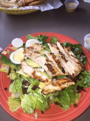 Salad with jalepeno ranch