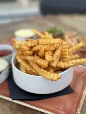 Old Bay Crinkle Cut Fries