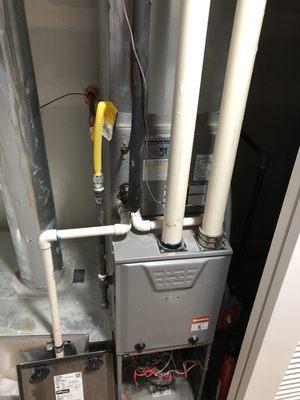 10  yearold unit Central air furnace