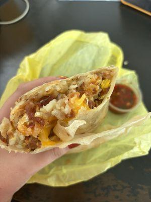 Bacon Breakfast Burrito