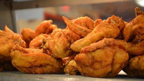 Our golden fried chicken ( best chicken in town )