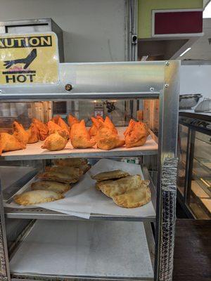 Empanadas and samosas