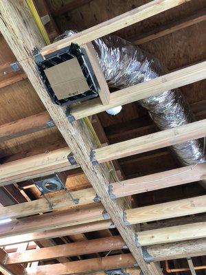 We take extra precautions to keep your freshly cleaned air ducts, "PRISTINE" during the final stages of construction.