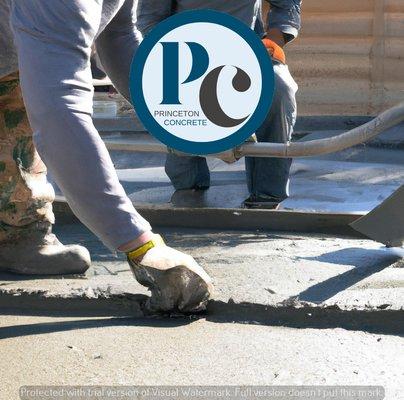 Concrete leveling for a concrete driveway in Princeton, NJ