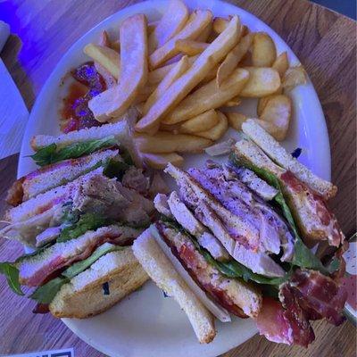 Turkey Bacon Club Sandwich