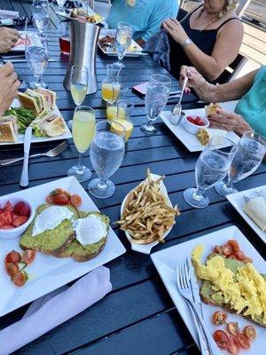 Brunch with full bottle mimosas!