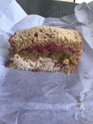 The Gobbler. Fantastic way to have a little Thanksgiving without all the leftovers!