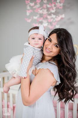 6-month old baby Malina and her gorgeous mother