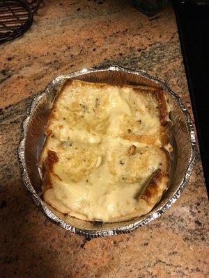 Garlic bread with cheese