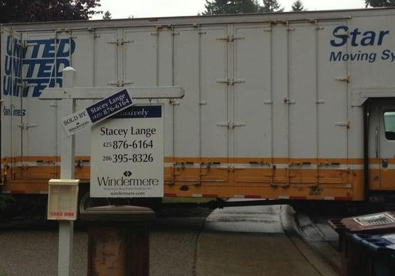 Our Moving Day from Woodinville to Bothell - Compliments of Stacey Lange and her team.