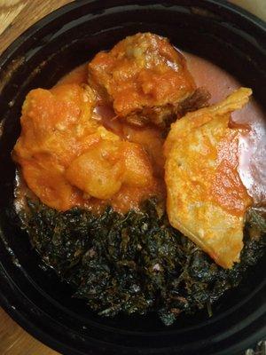 Efo Riro W/meat