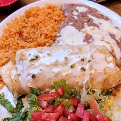 Chicken chimichanga