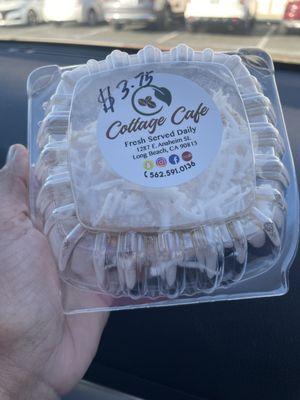 Cambodian Coconut Cookies to go