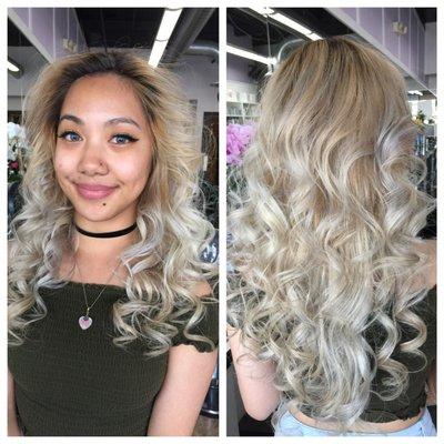 Platinum blonde highlight