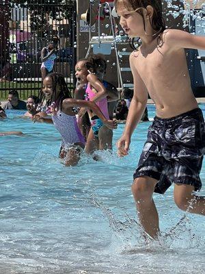 Splash pad fun